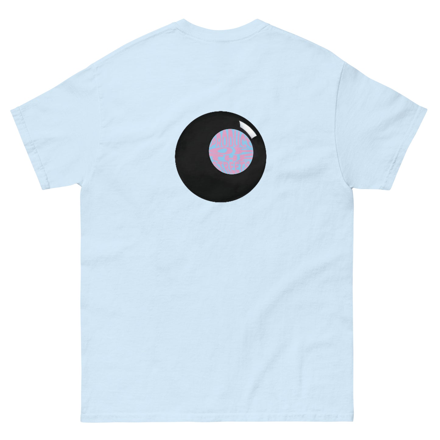 "product of the streets" eight ball tee