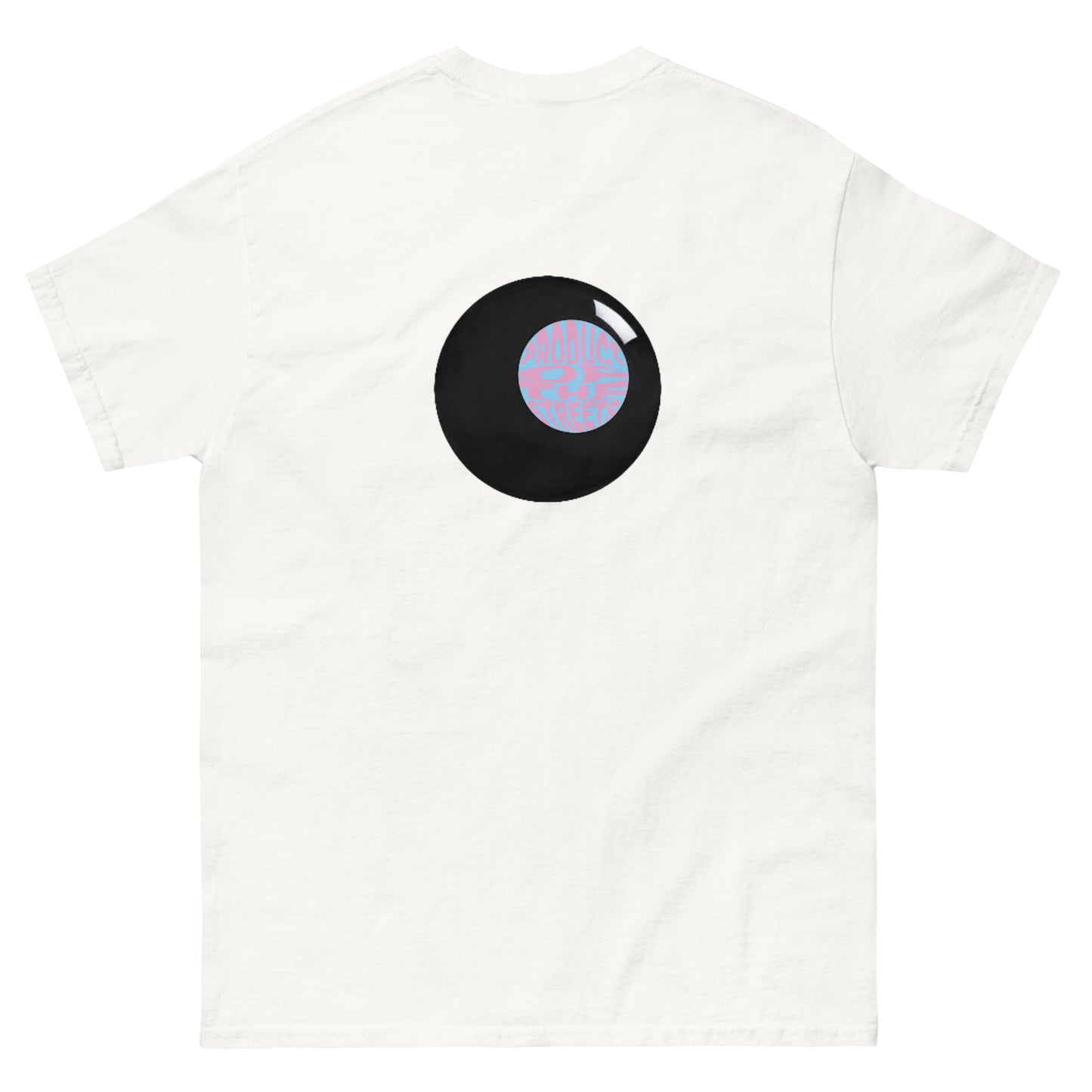 "product of the streets" eight ball tee