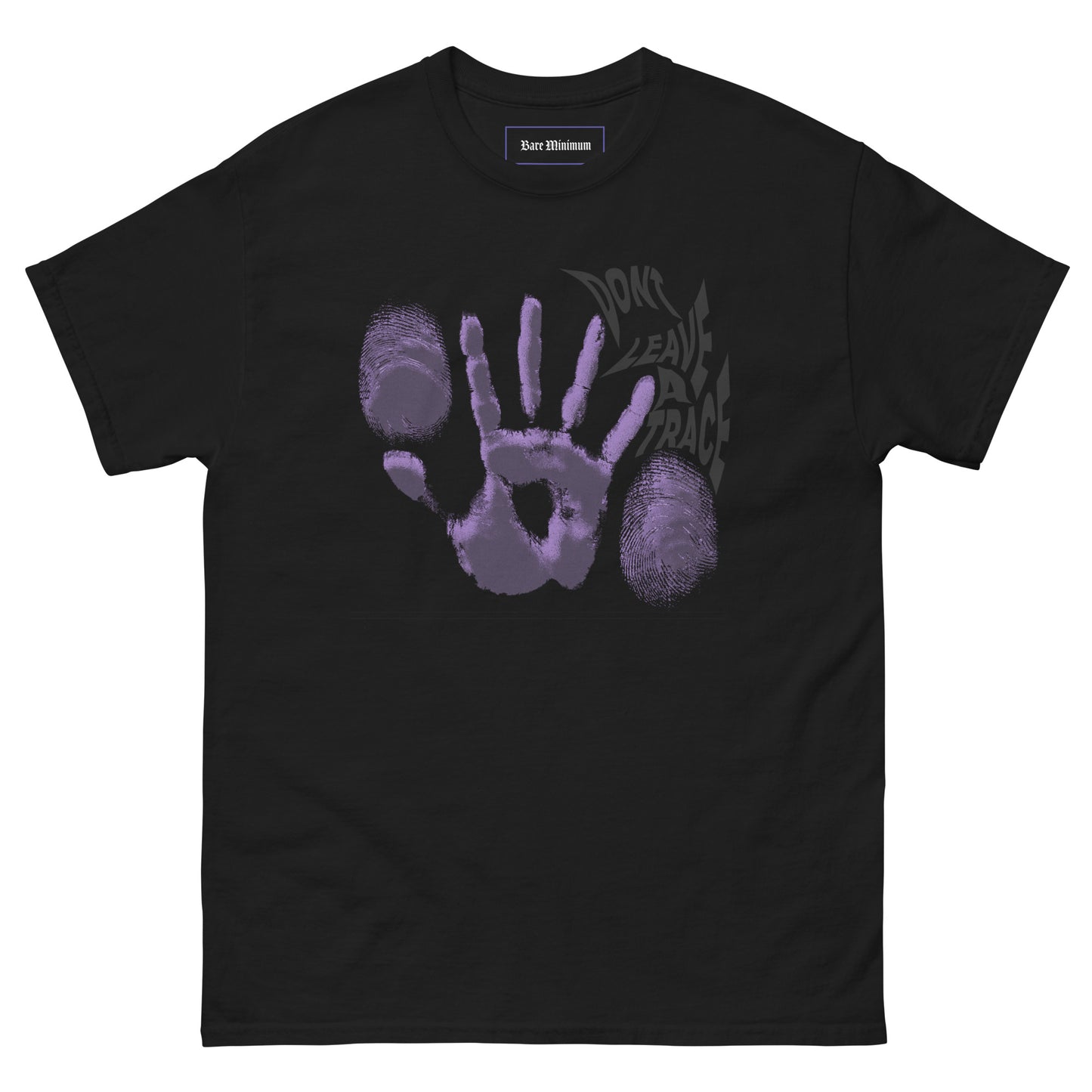 Don't leave a trace tee purple