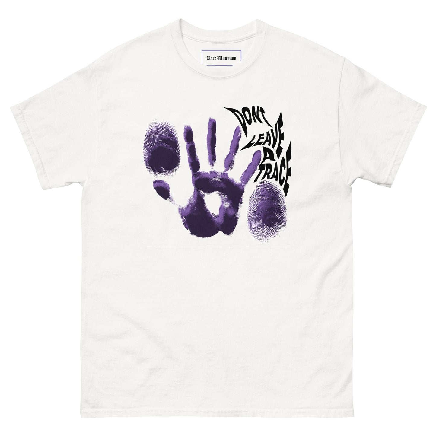 Don't leave a trace tee purple