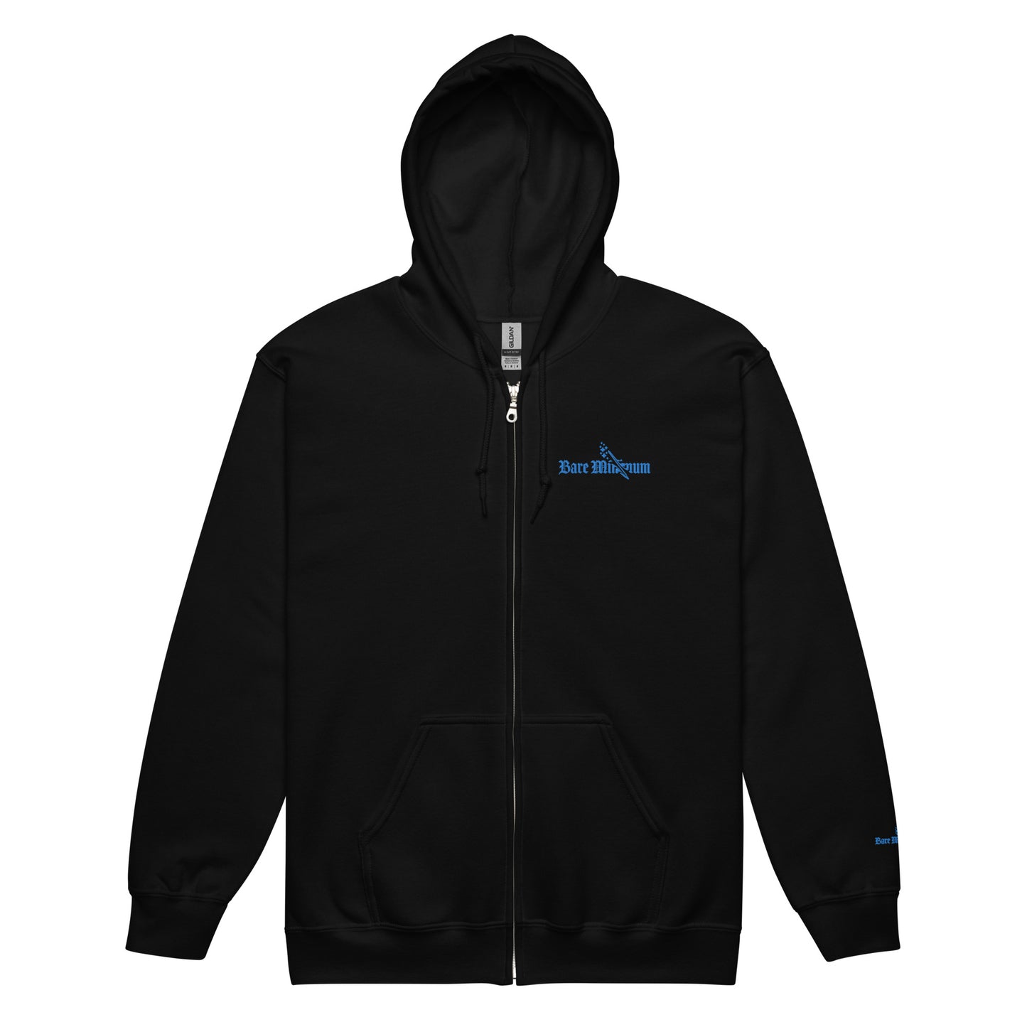 Bare Minimum night sky embroidery zip up