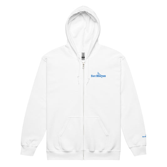 Bare Minimum night sky embroidery zip up